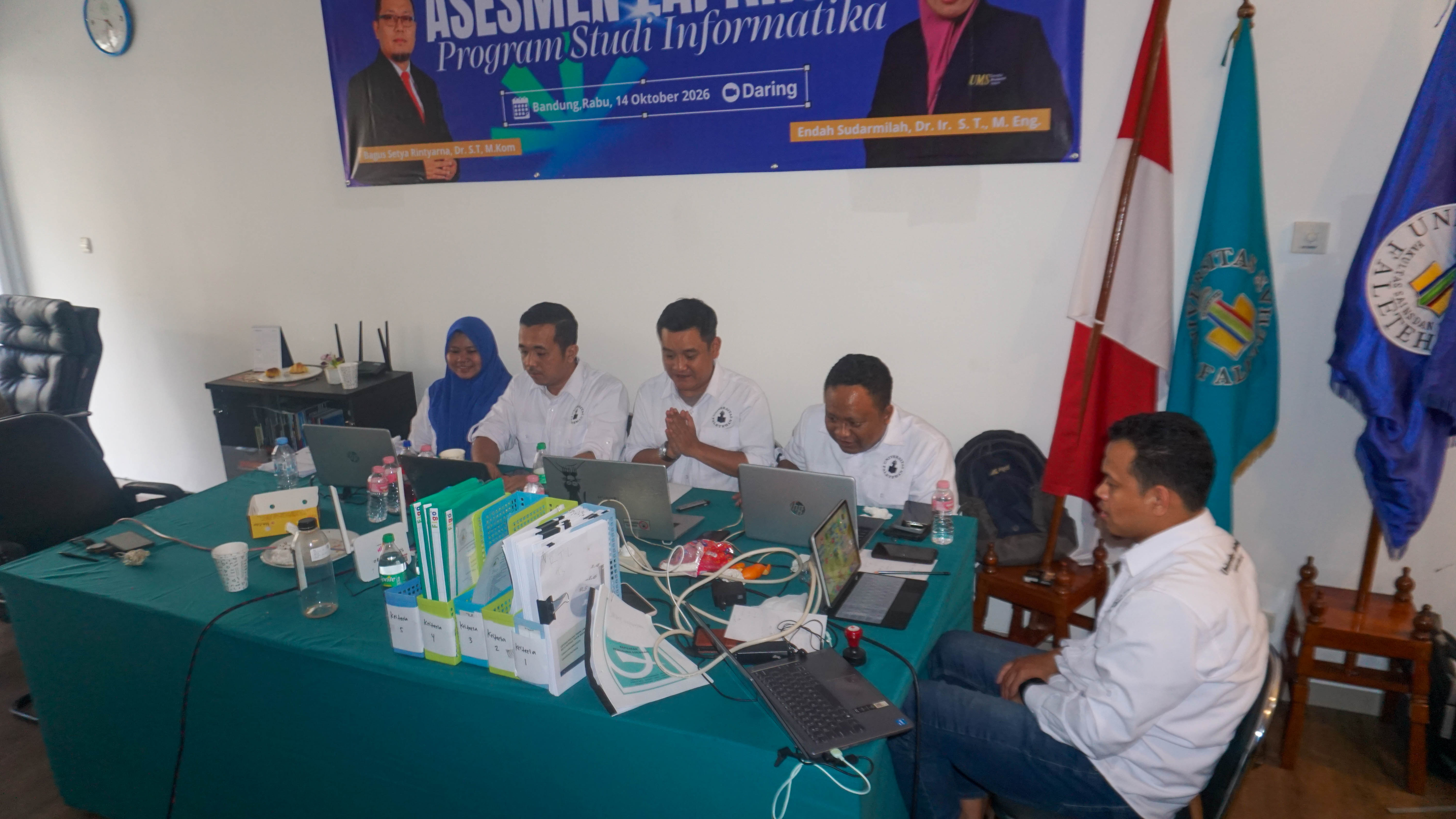 Program Studi Informatika Kampus Bandung Universitas Faletehan Jalani Asesmen Lapangan LAM INFOKOM