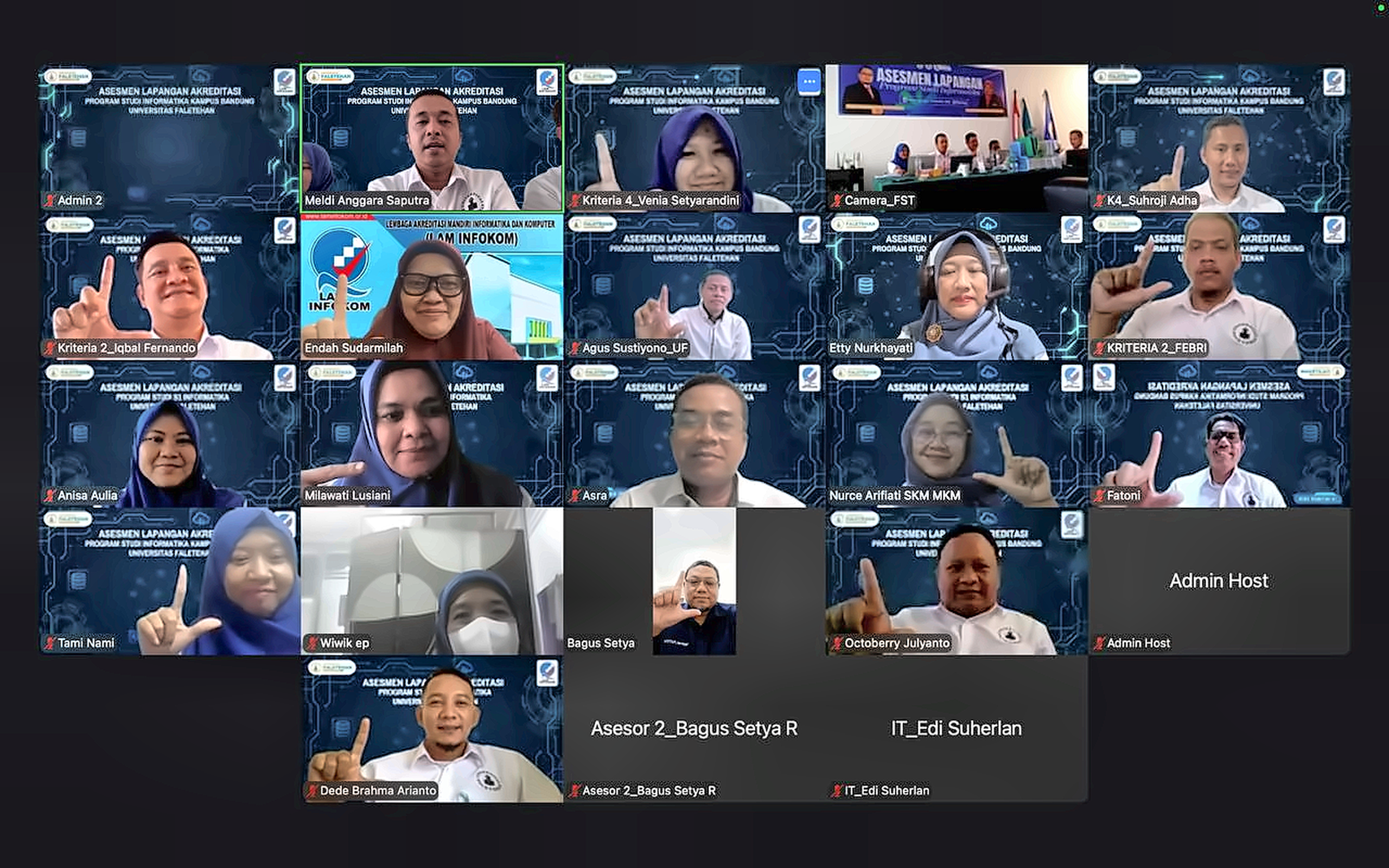 Program Studi Informatika Kampus Bandung Universitas Faletehan Jalani Asesmen Lapangan LAM INFOKOM